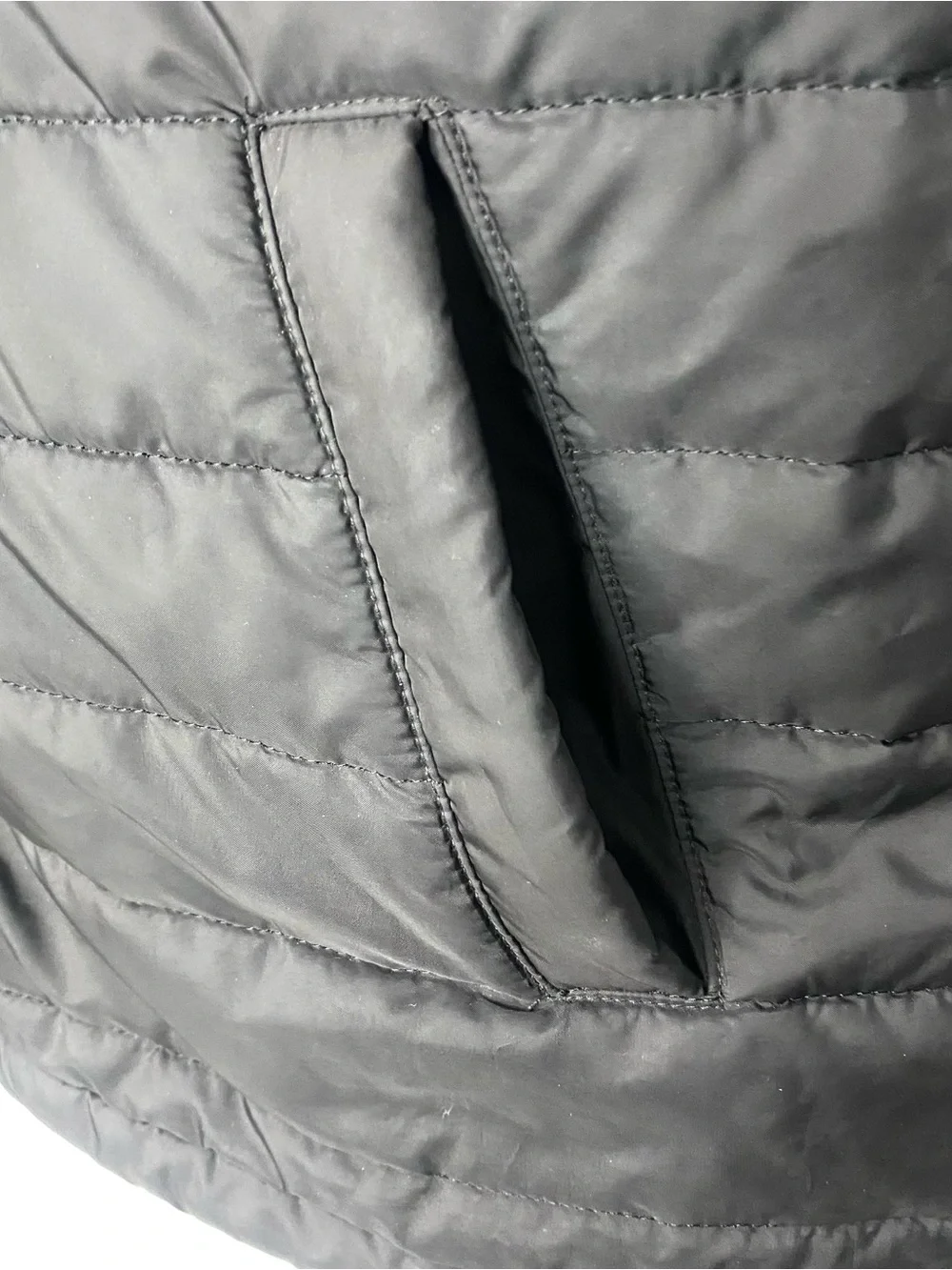 Barbour Mens Black Essential Gilet Quilted Snap Button Front Vest Jacket Size XL